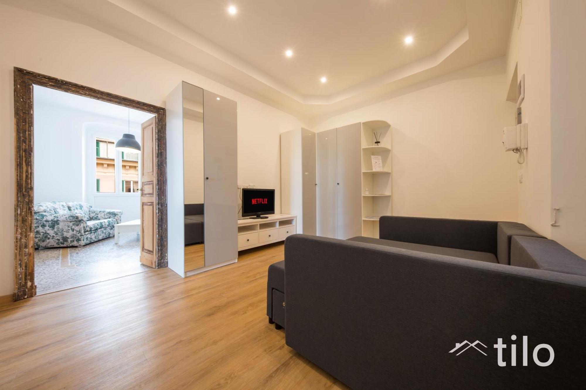City Center, 2Br, Free Wifi & Netflix By Tilo 热那亚 外观 照片
