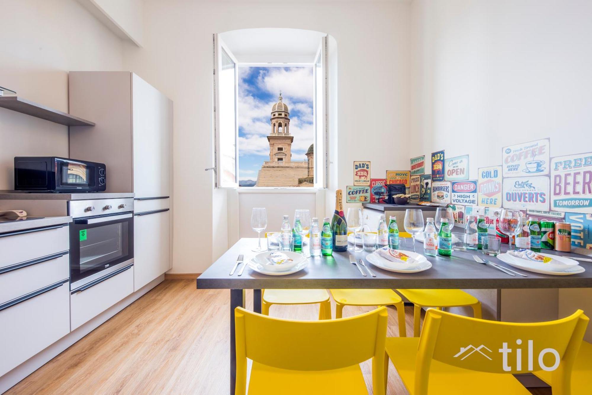 City Center, 2Br, Free Wifi & Netflix By Tilo 热那亚 外观 照片